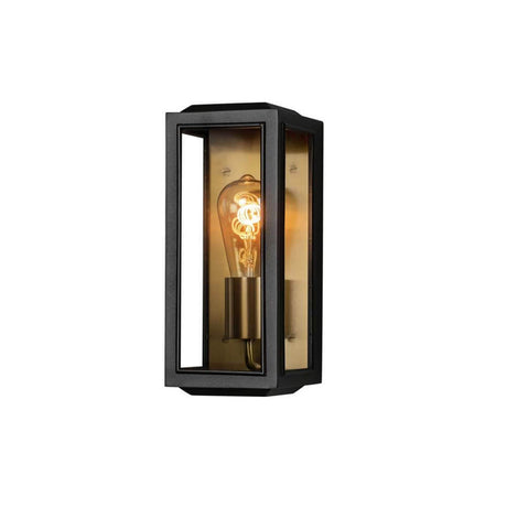 Außen Wandleuchte Carpi im Vintage-Look IP44 - elegante Wandleuchte aus Stahl in modernem Design.