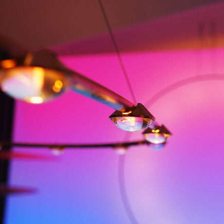 Catellani & Smith Petits Lentilles 22 LED-lampe suspendue 120 x 60 cm au design élégant avec une lumière chaude.