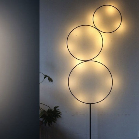 Catellani & Smith Sorry Giotto 3 LED Stehlampe Dimmbar in modernem Design mit drei beleuchteten Kreisen