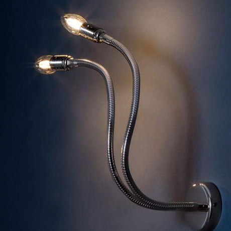 Catellani & Smith Turciù 2 LED applique murale Flex avec des bras flexibles et un design élégant.