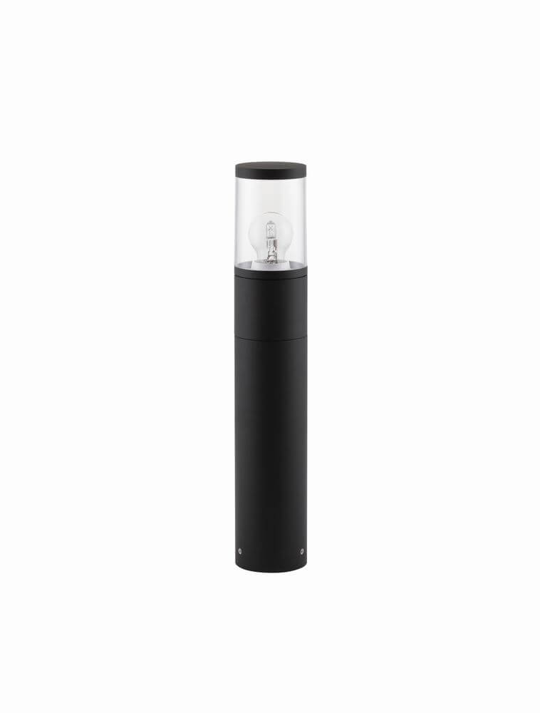 Cetera Außenpollerleuchte Schwarz IP54 - moderne Wegeleuchte aus Acryl und Aluminium für stilvolle Gartenbeleuchtung.