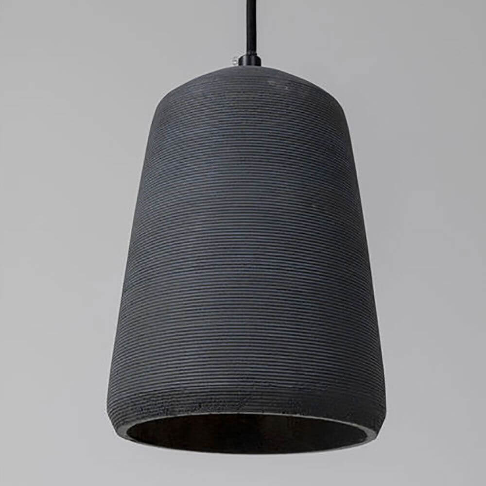 Charmante Hängeleuchte Dining Beton in modernem Design aus Beton mit strukturiertem Finish.