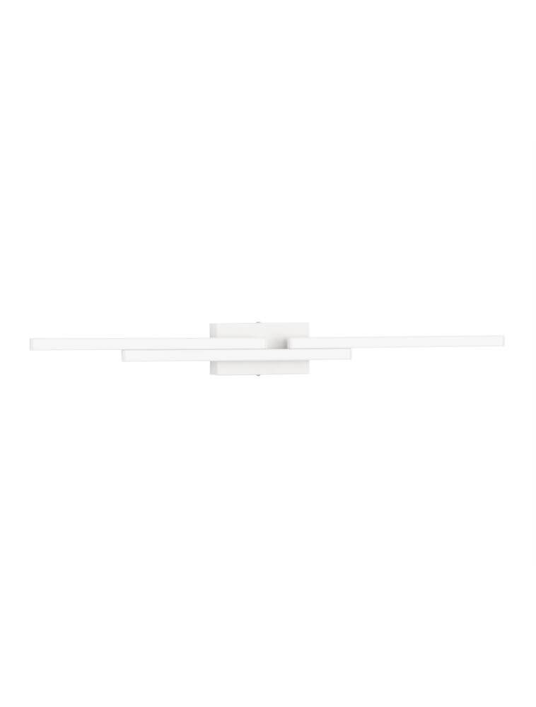 Chart LED Wandleuchte 3-flammig 3000K in modernem Design mit hochwertigem mattweißen Kunststoff.