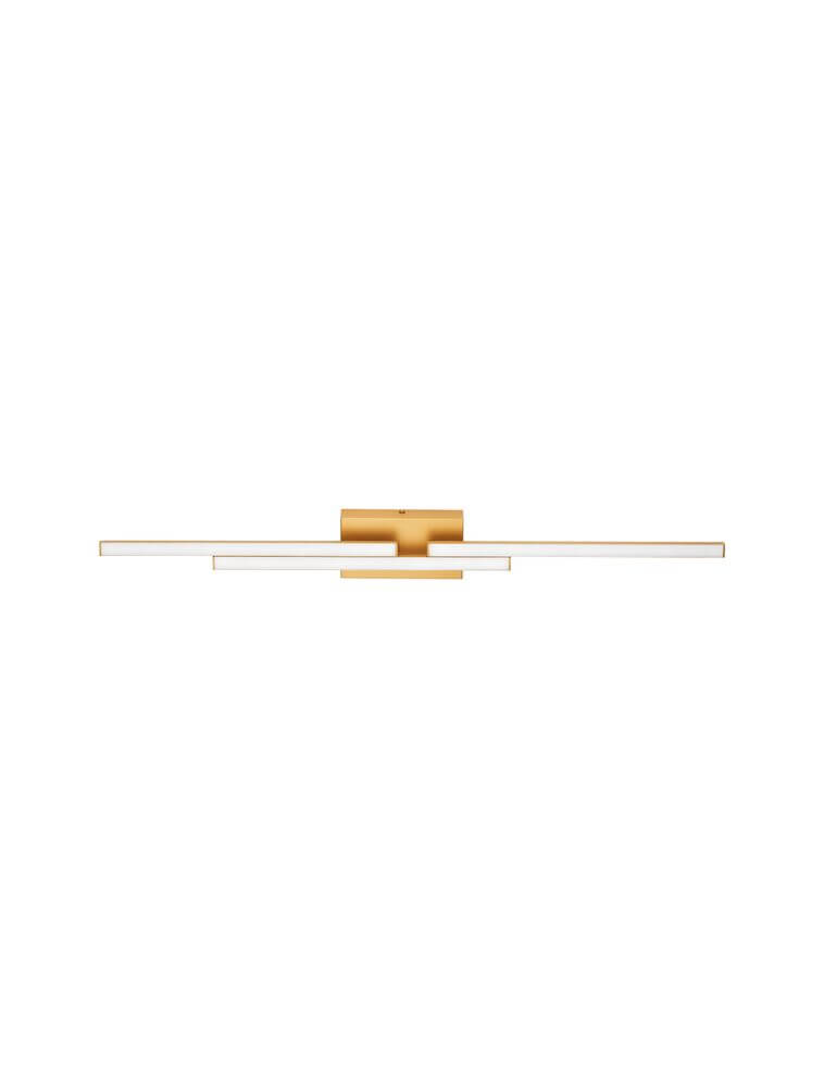 Chart LED Wandleuchte 3-flammig 3000K in elegantem mattgoldenem Design.