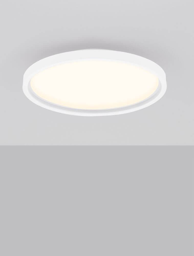 Chet LED Deckenleuchte 2-flammig 2700 5000K Weiß in modernem Design, ideal für jeden Raum.