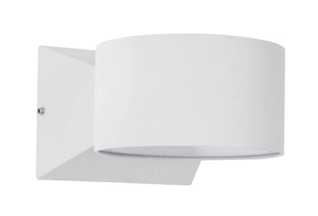 Chez LED Udendørs væglampe Ø 9cm 3000K hvid IP54, moderne og stilren facadelampe udført i aluminium.