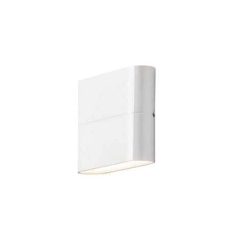 Chieri LED Außen-Wandleuchte Weiß, opales Acrylglas - moderne, elegante Wandbeleuchtung für Außenbereiche.