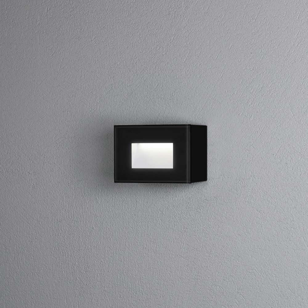 Chieri LED Außen Wandleuchte in Schwarz, moderne Wandbeleuchtung für Außenbereiche.
