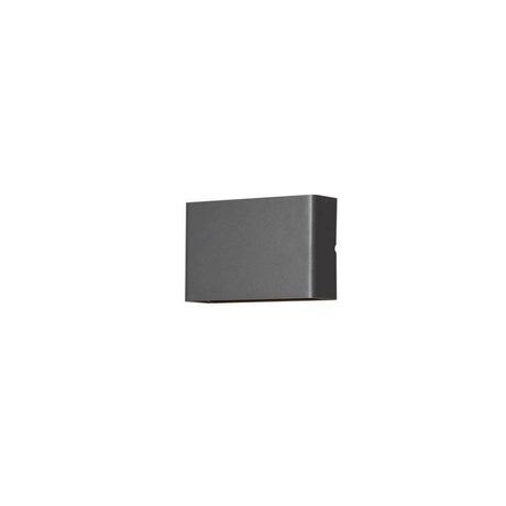 Chieri LED outdoor wall light IP54 in anthracite, modern 2-light outdoor wall light for outdoor areas.