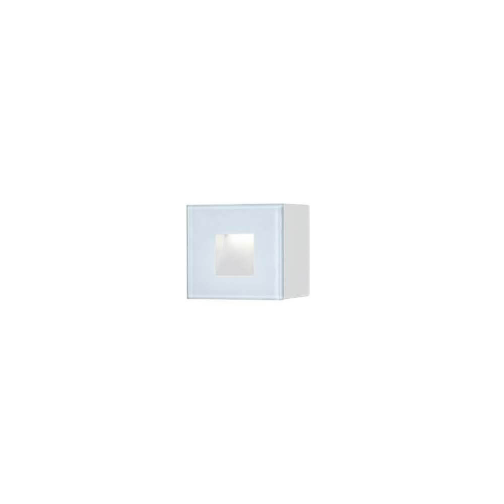 Chieri LED Außenwandlampe IP54, rechteckige Fuß-/Absatzleuchte in modernem Design, 1,5W HP LED.