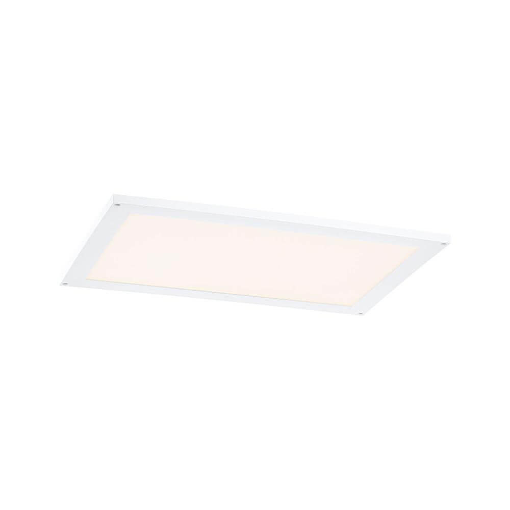 Clever LED Panel Flad Wärme-Dimmbar Weiß-Matt als Unterbauleuchte mit flächigem Licht.