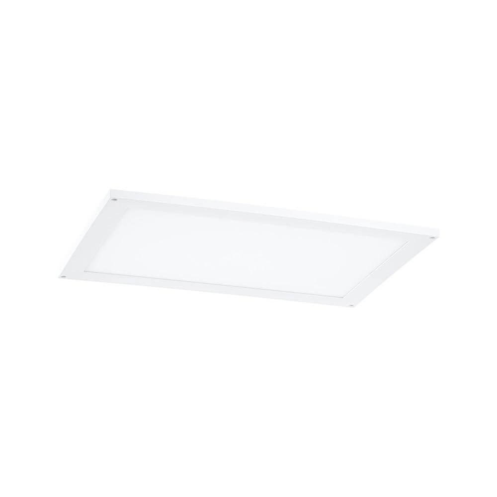Clever LED Panel Flad Wärme-Dimmbar Weiß-Matt schwebend montiert, ideal für individuelle Möbelbeleuchtung.