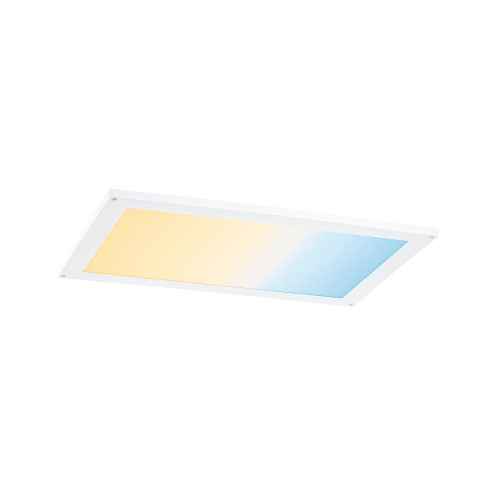 Clever LED Panel Flad Wärme-Dimmbar Weiß-Matt, flächiges Licht mit Tunable White-Funktion.