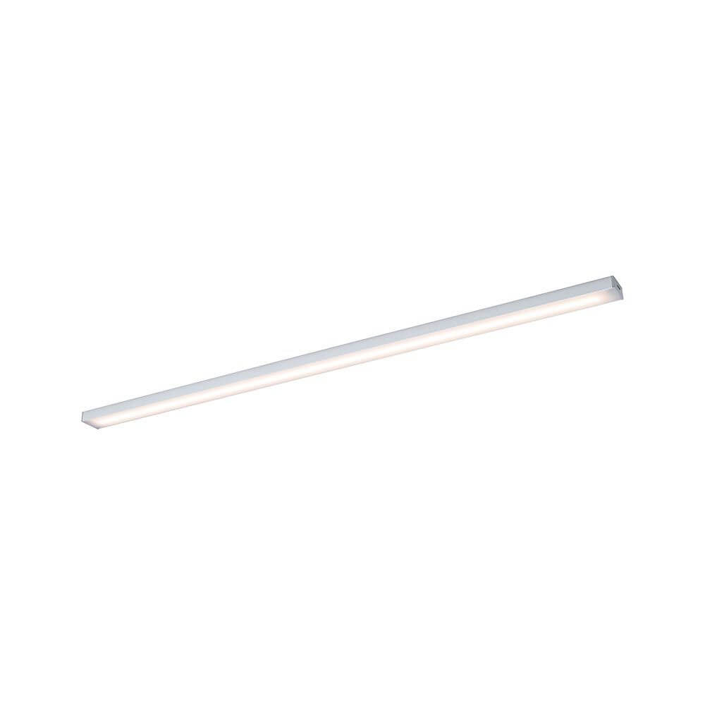 Clever LED Küchenlampe Barre 55cm Weiß, Chrom-Matt als Unterbaubeleuchtung für die Arbeitsfläche.