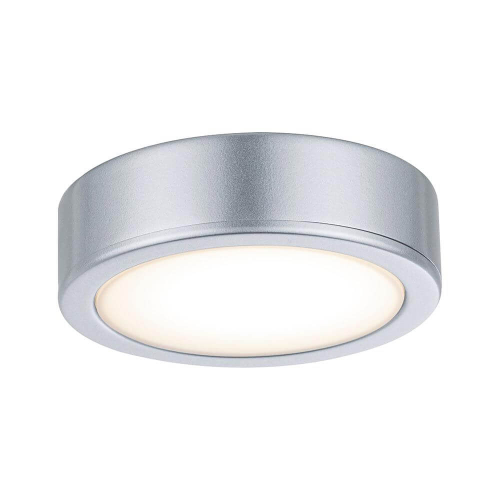 Clever LED Spot Disc CCT Weiß, Chrom-Matt – moderner, runder Deckenstrahler in Chrom matt für individuelle Möbelbeleuchtung