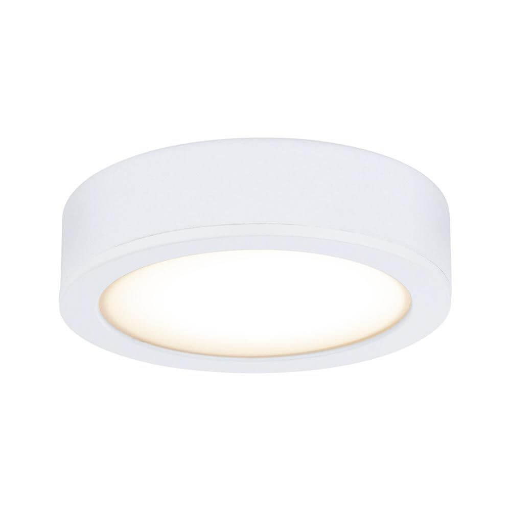 Clever LED Spot Disc Dim-to-Warm Weiß-Matt – Montage im Schrank mit dimmbarem Licht.