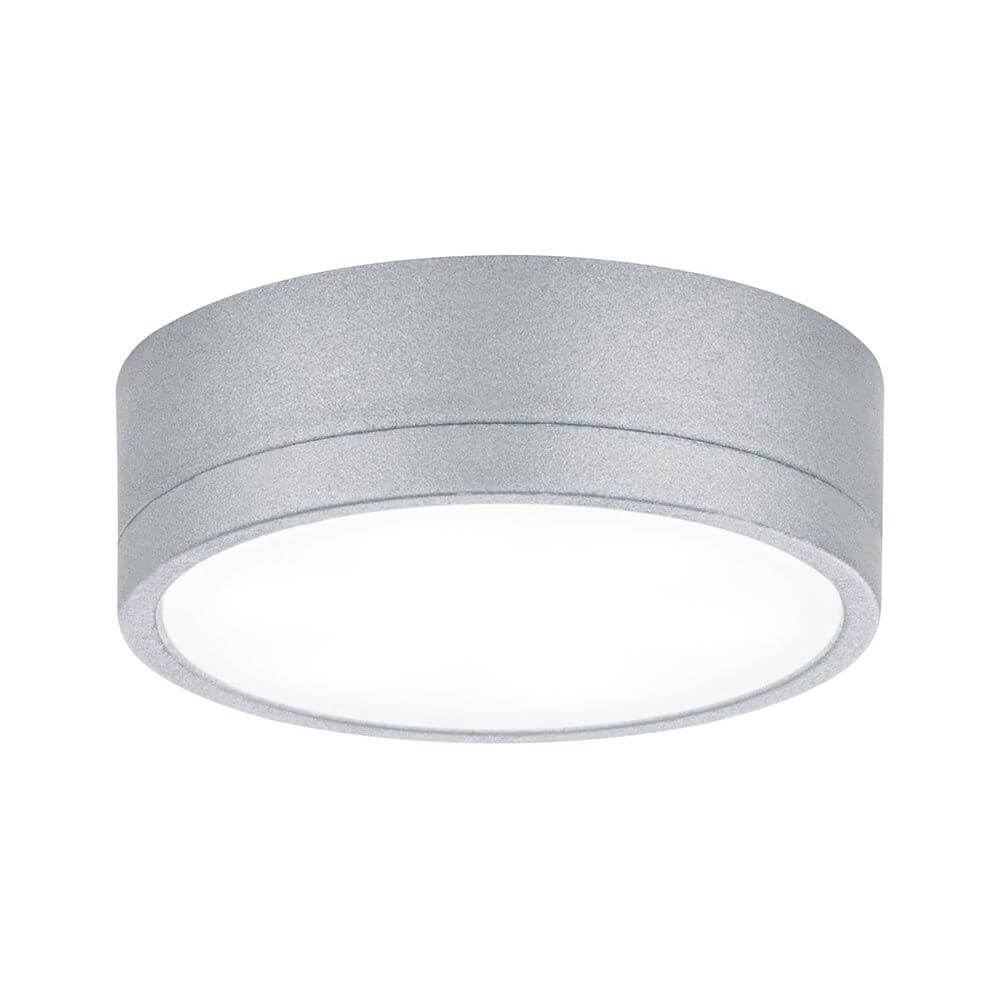 Clever LED Spot Medal CCT-Dimmbar Chrom in mattem Chrom, runder Design und effiziente Möbelbeleuchtung.