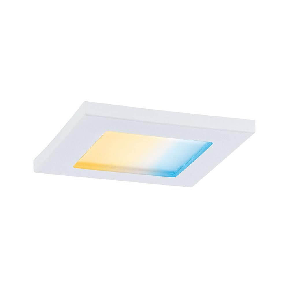 Clever LED Spot Pola Weiß-Matt LED-Deckenleuchte in modernem Design mit Farbwechsel.