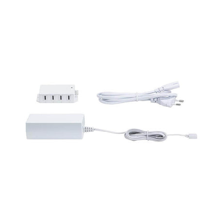 Clever Transformer 230V-12V 36W White, LED driver with accessories and cable for custom furniture lighting