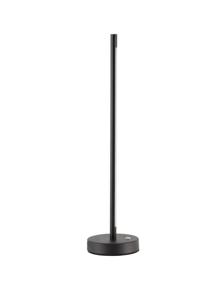 Colby LED Tischleuchte 3000K Schwarz - Minimalistische Stehlampe aus Aluminium, Höhe 50 cm für elegantes Wohndesign.