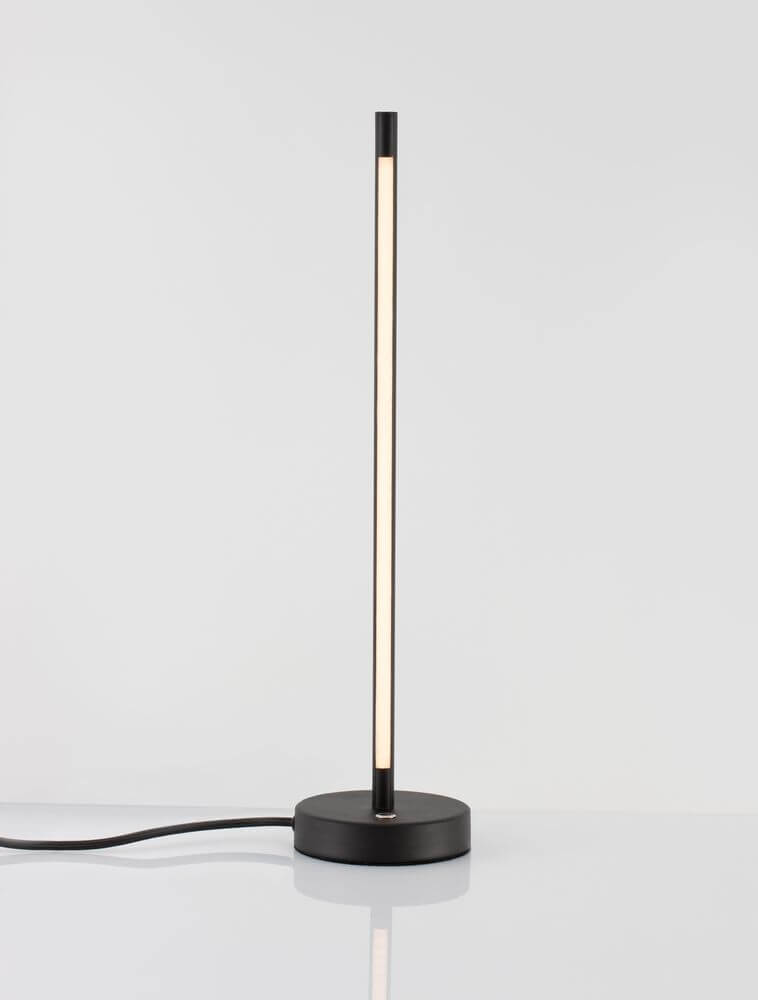 Colby LED Tischleuchte 3000K Schwarz - minimalistische Tischleuchte mit hochwertiger Lichtqualität