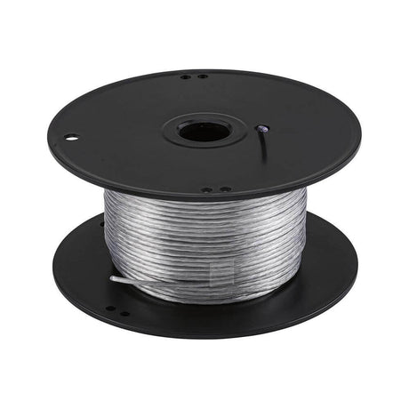 CorDuo cable system 100m tension cable 2.5mm² Transparent on a spool, insulated tension cable, 100m.
