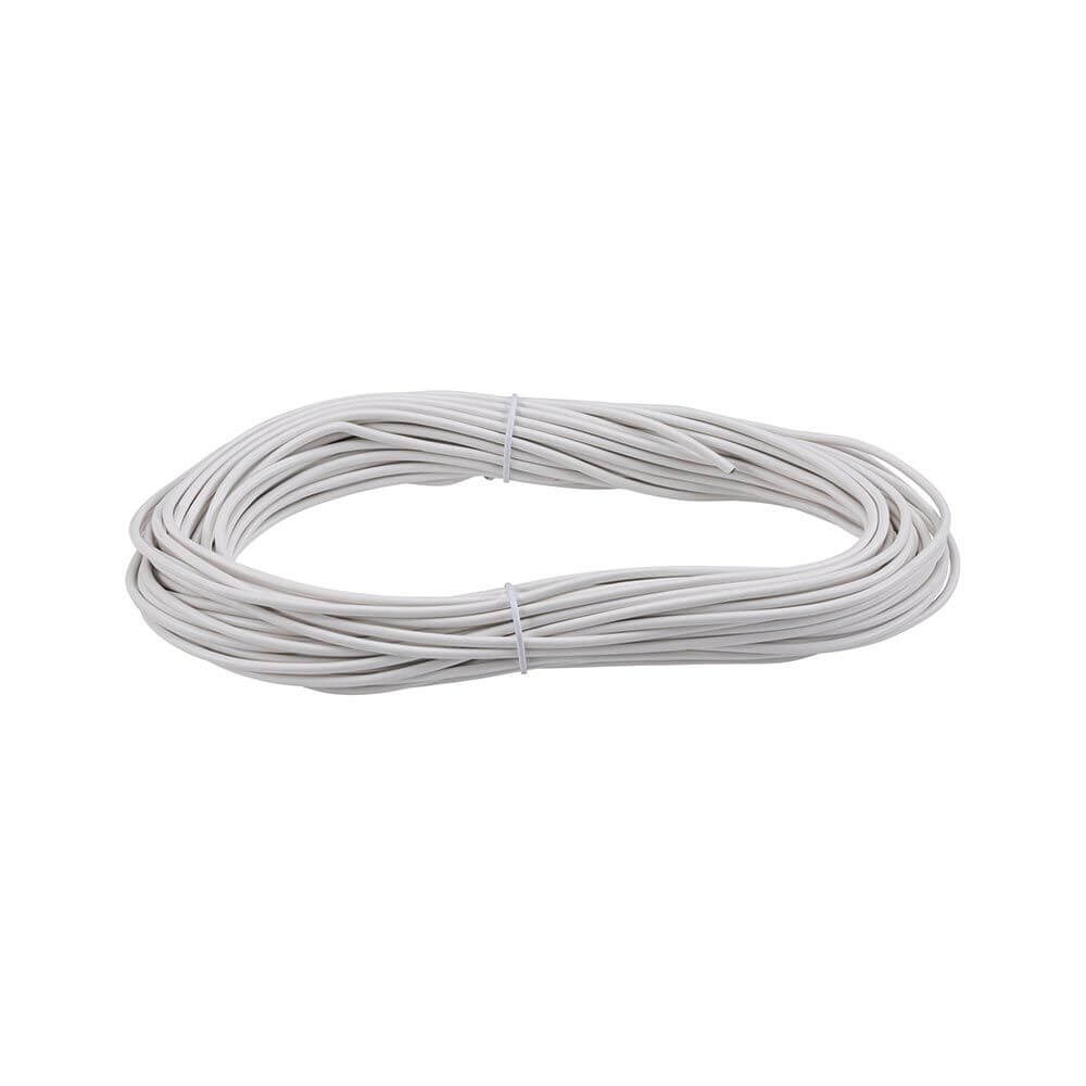 CorDuo 20m Spannseil 2,5mm² für Seilsystem Weiß, isoliertes Seil in Weiß für flexible Seilsystemlösungen