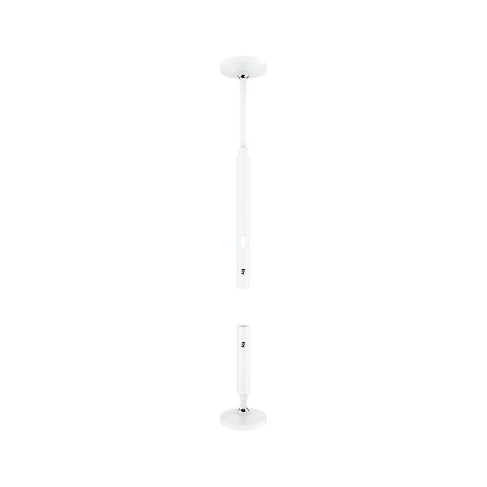 CorDuo kit de montage pour système de câbles raccord mural blanc mat au design moderne pour systèmes de câbles halogènes 12 volts.