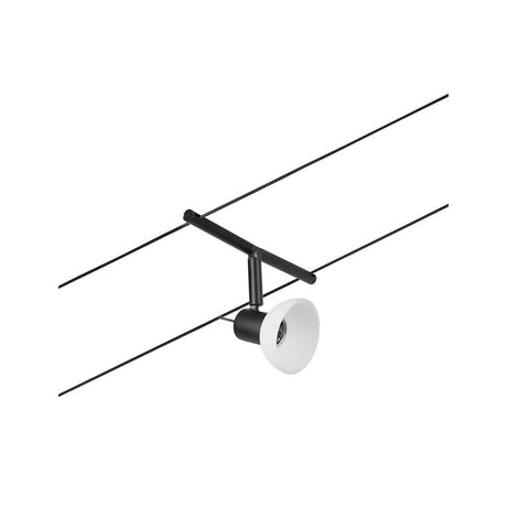 Corduo rope system Sheela single spot black-matt, chrome