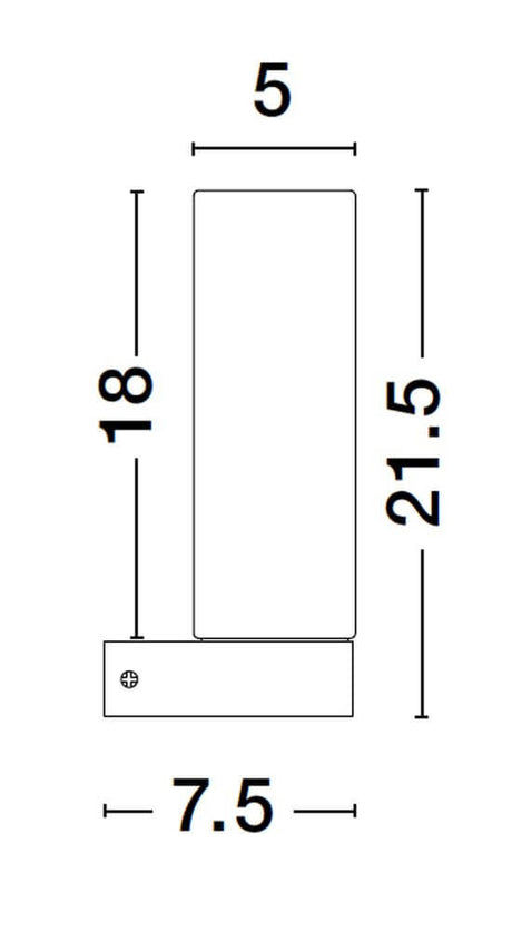 Candeeiro de parede Corb preto, branco IP44