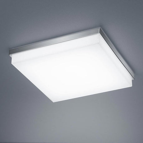 Cosi LED ceiling light L nickel-matte with modern design for illuminating rooms.
