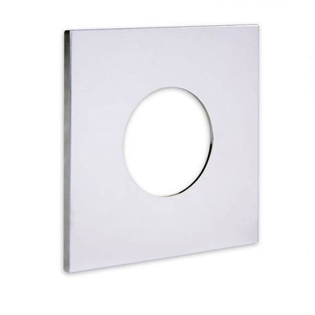 Cover für Einbaustrahler Sys-68 eckig Chrom für series Sys-68, modernes Design in glänzendem Chrom.