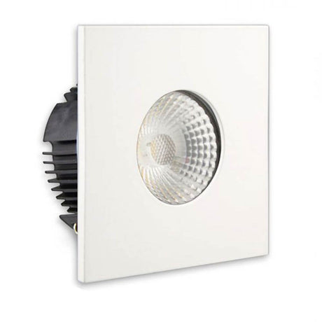 Cover für Einbaustrahler Sys-68 eckig Weiß - quadratische weiße Abdeckung für Sys-68 Einbaustrahler.
