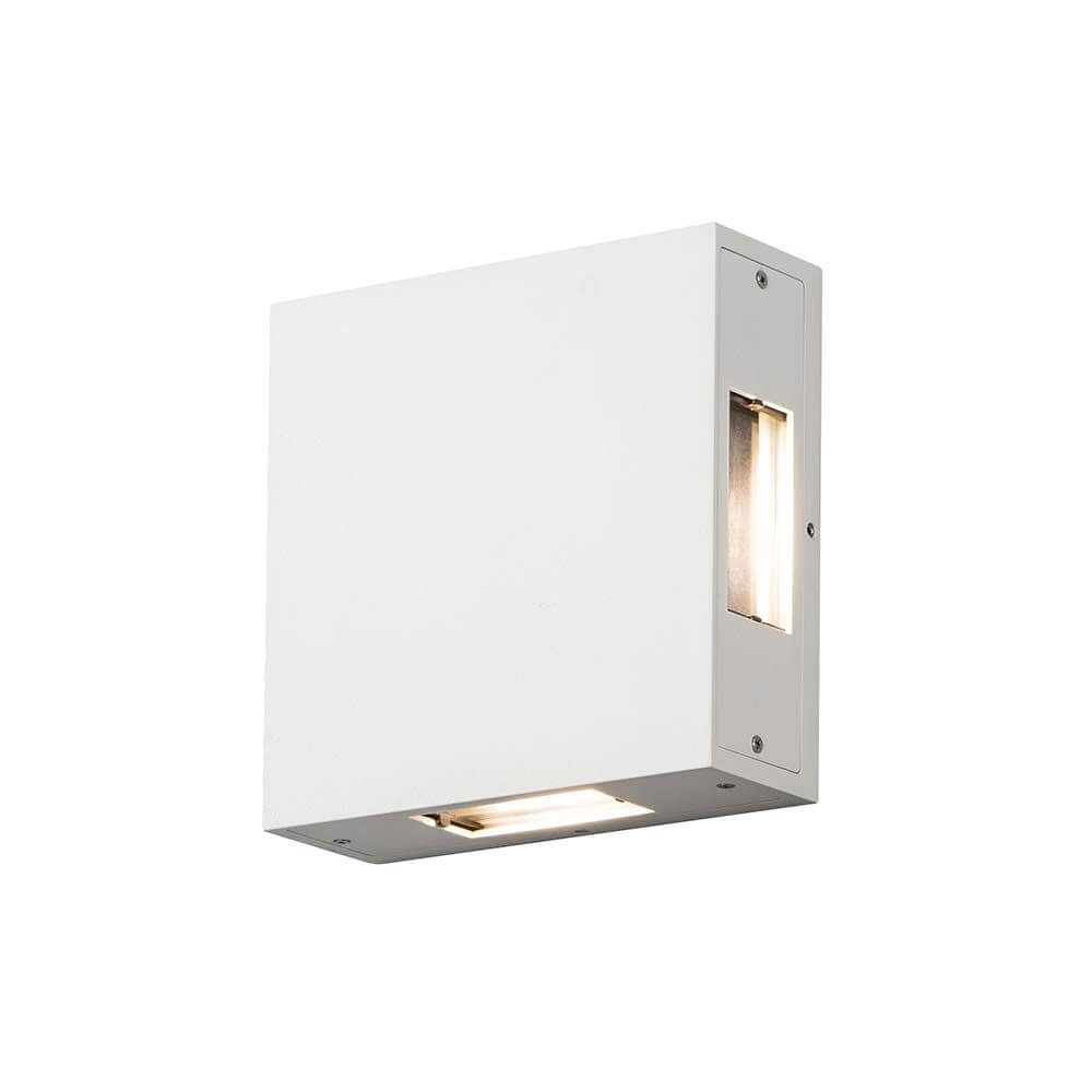 Cremona LED Außen-Wandleuchte 4er-Lichtstrahl einstellbar Weiß in modernem Design für Außenbereiche.