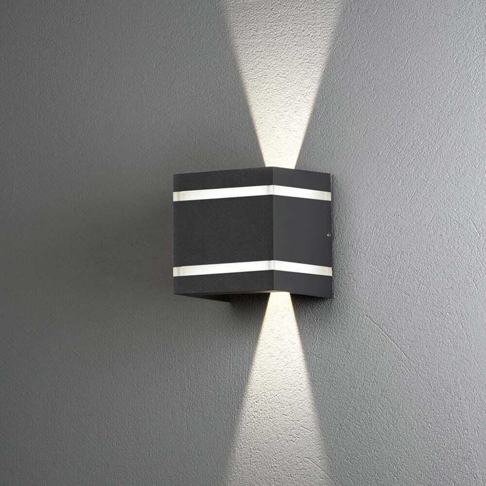 Cremona LED Außen Wandleuchte mit modernem Design und hochwertiger Lichtausstrahlung.