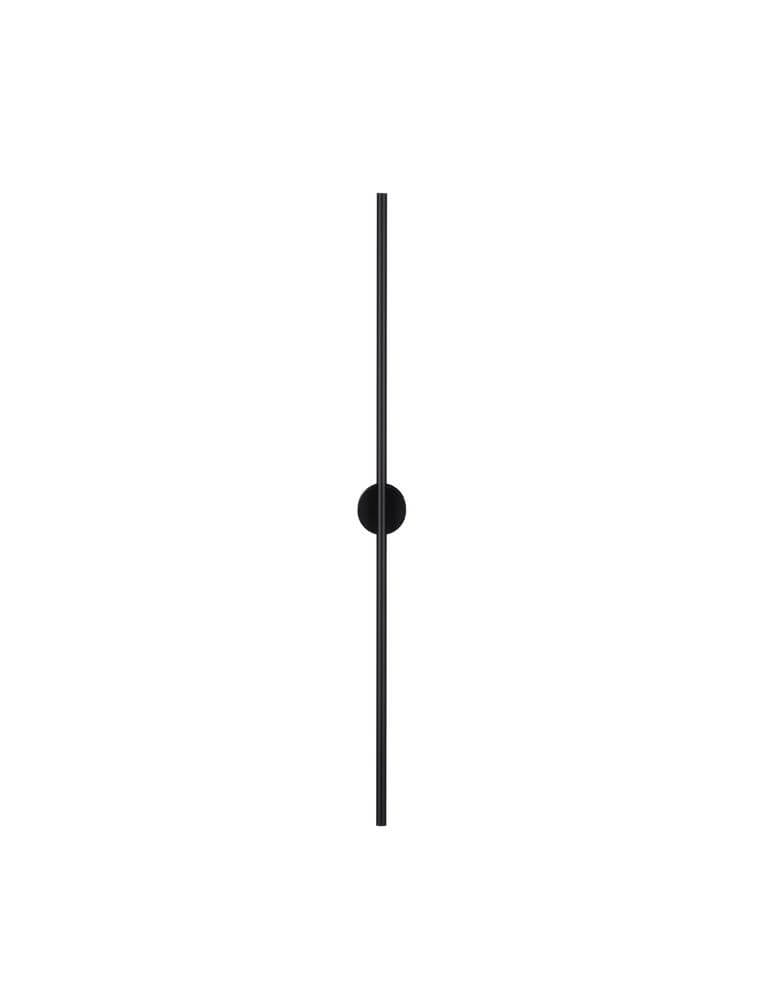 Cretel LED Wandleuchte 3000K Schwarz IP44 mit schlankem, minimalistischen Design in klassischem Schwarz.