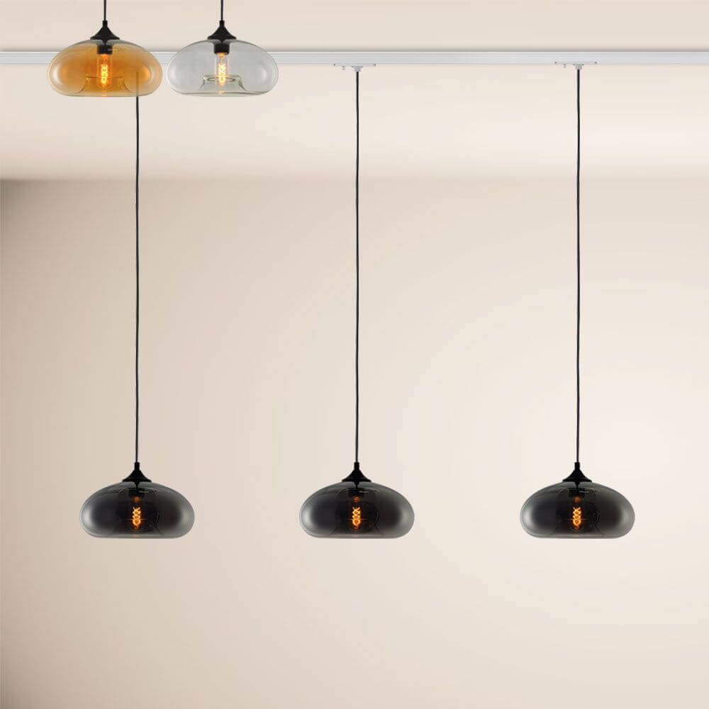 s.luce Lampe de table Cruet Rail monophasé 200cm Alimentation finale