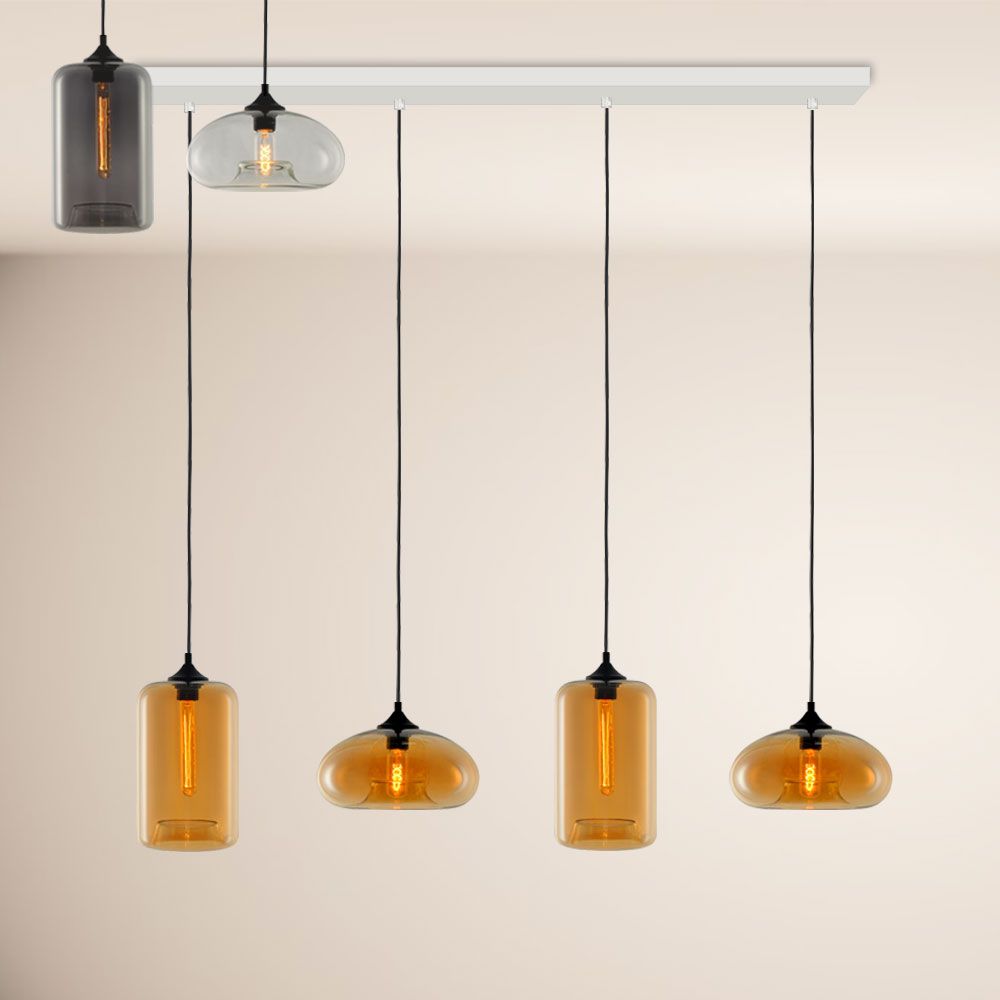 s.luce Cruet dining room lamp 2 to 5-light beam 160cm