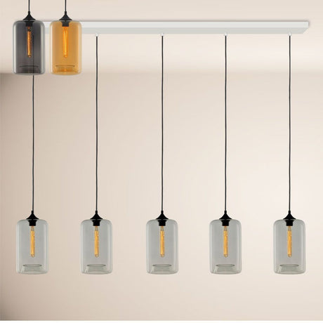 s.luce Cruet Up tavolo da pranzo luce a sospensione da 2 a 5 luci 120cm