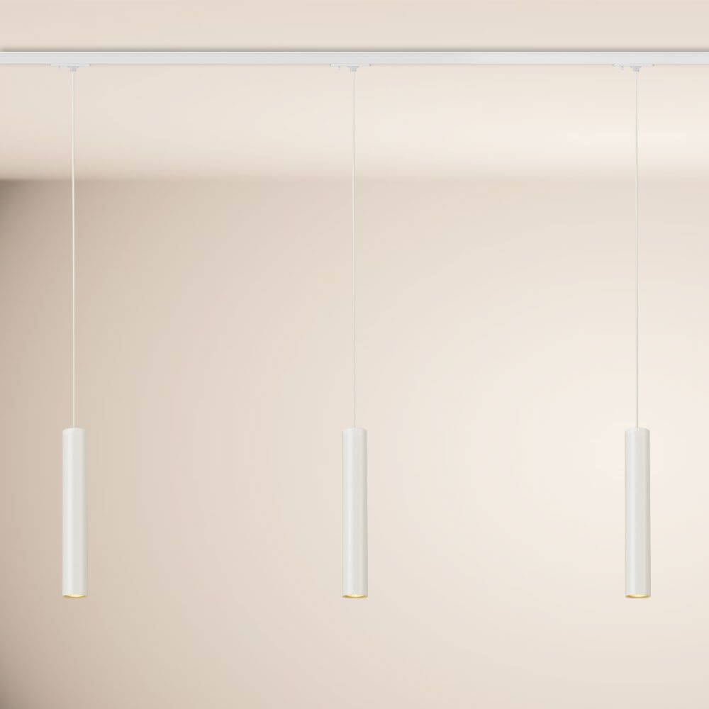 s.luce Crutch Lampe à suspendre Rail monophasé 200cm Alimentation finale