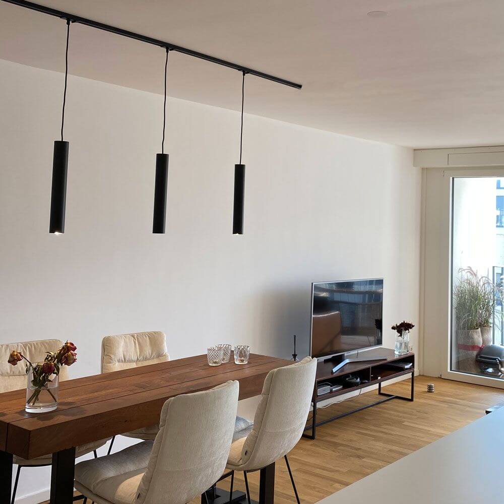 s.luce Crutch pendant lamp 1-phase track 200cm end feeder