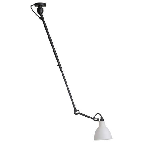 DCWéditions Gras N°302 Deckenlampe mit Ausleger in schwarzem Design, ergonomisch und ikonisch.