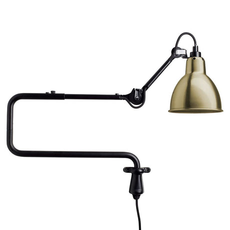 DCWéditions Gras N°303 Wandlampe mit Ausleger in industriellem Design aus Stahl.