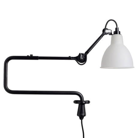 DCWéditions Gras N°303 Wandlampe mit Ausleger in industriellem Design aus Stahl.