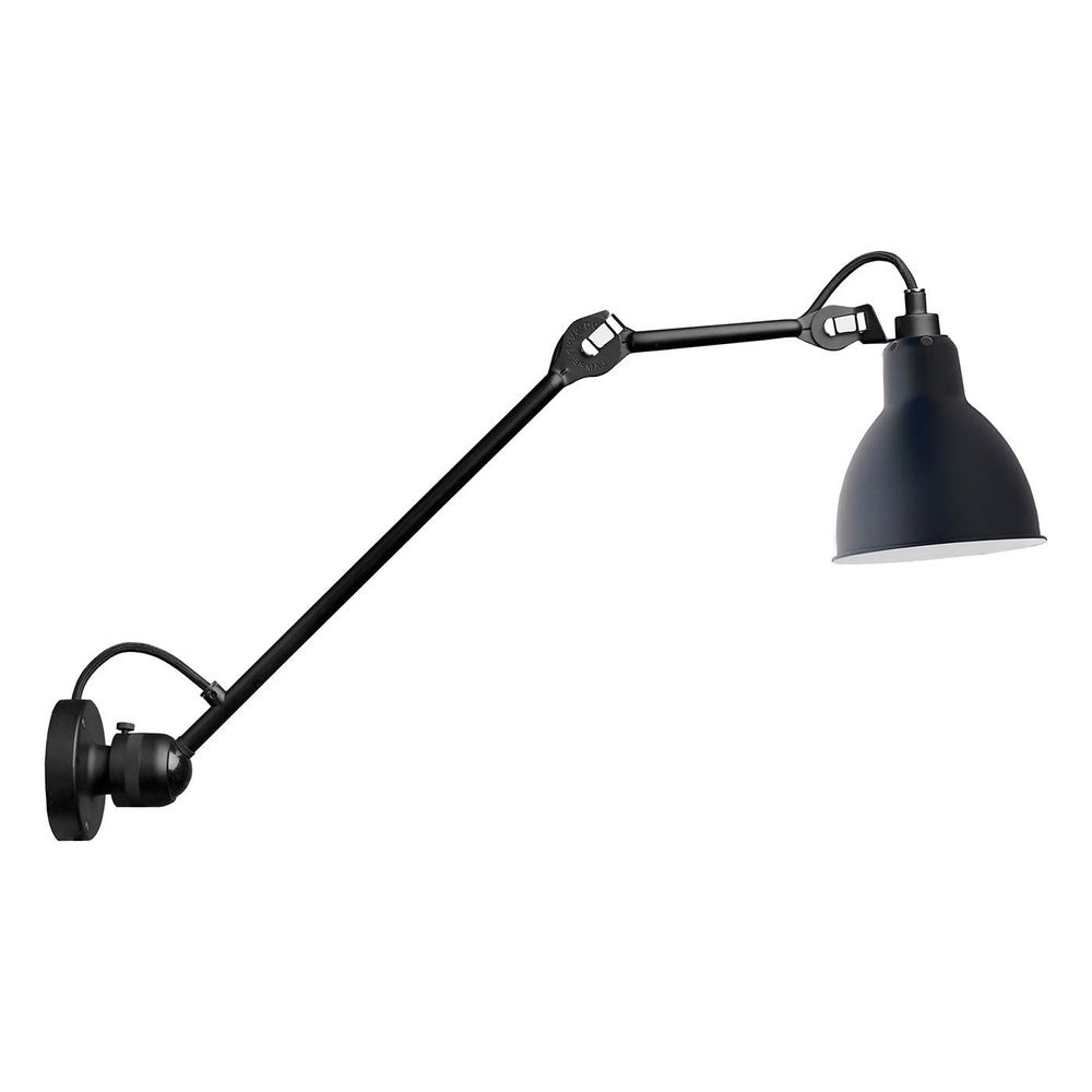 LAMPE GRAS N°304 L40 Wandleuchte des Designers Bernard-Albin Gras in Schwarz, stylish und funktional.