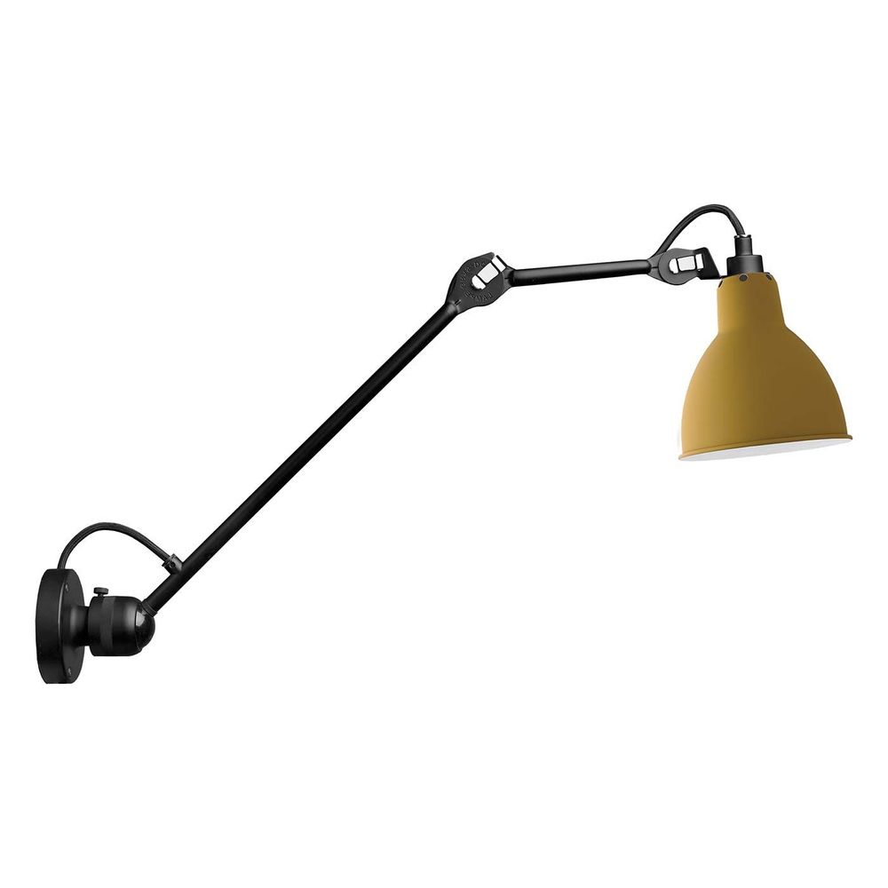 LAMPE GRAS N°304 L40 Wandleuchte in Gelb mit flexiblem Ausleger von DCW éditions.