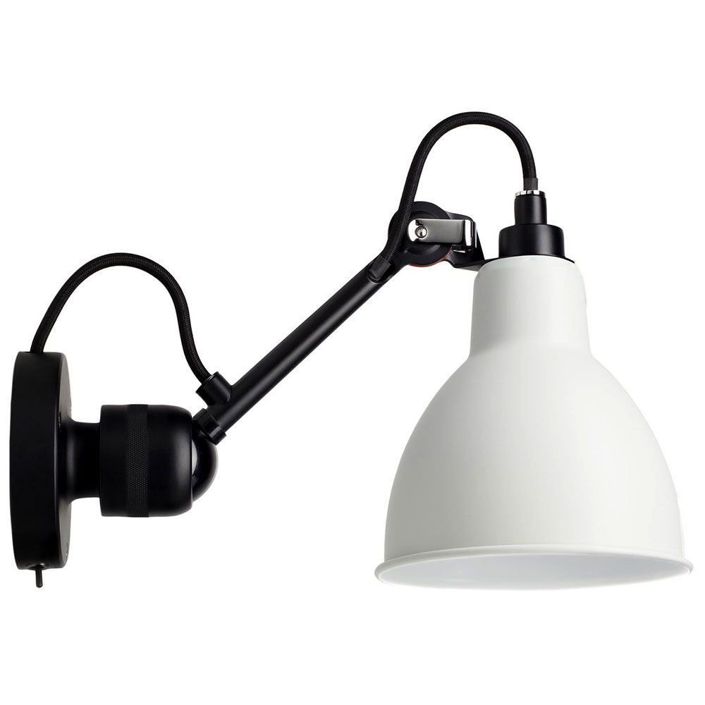 DCWéditions Gras N°304 Wandleuchte mit Schalter, drehbar, ikonisches Design, robust und ergonomisch.