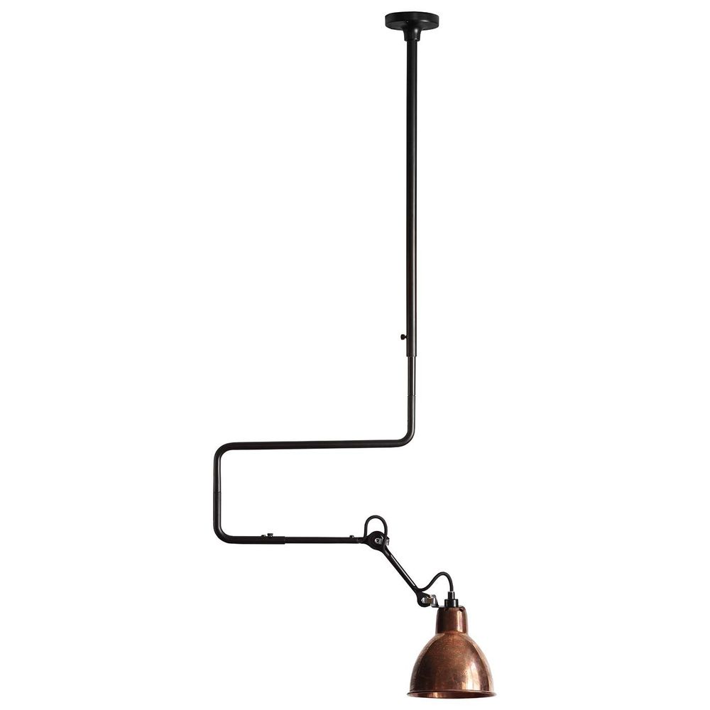 DCWéditions Gras N°312 Deckenlampe mit Ausleger im klassischen Design, ideal für Büros und Industrie.