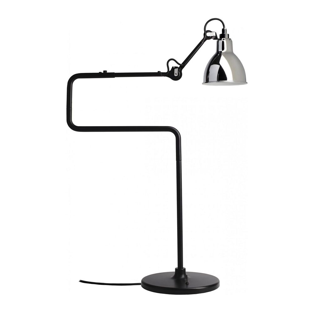 DCWéditions Gras N°317 Tischlampe mit Schirm schwenkbar in modernem Design, ideal für Arbeitsplätze.
