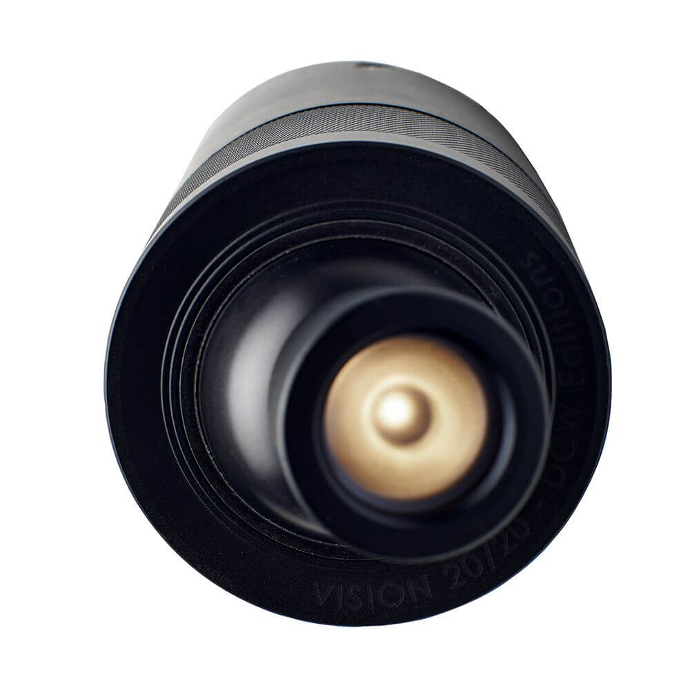DCWéditions LED-Wandleuchte Vision 20/20 Omni 2-flammig Schwarz - Nahaufnahme des Lampenschirms.